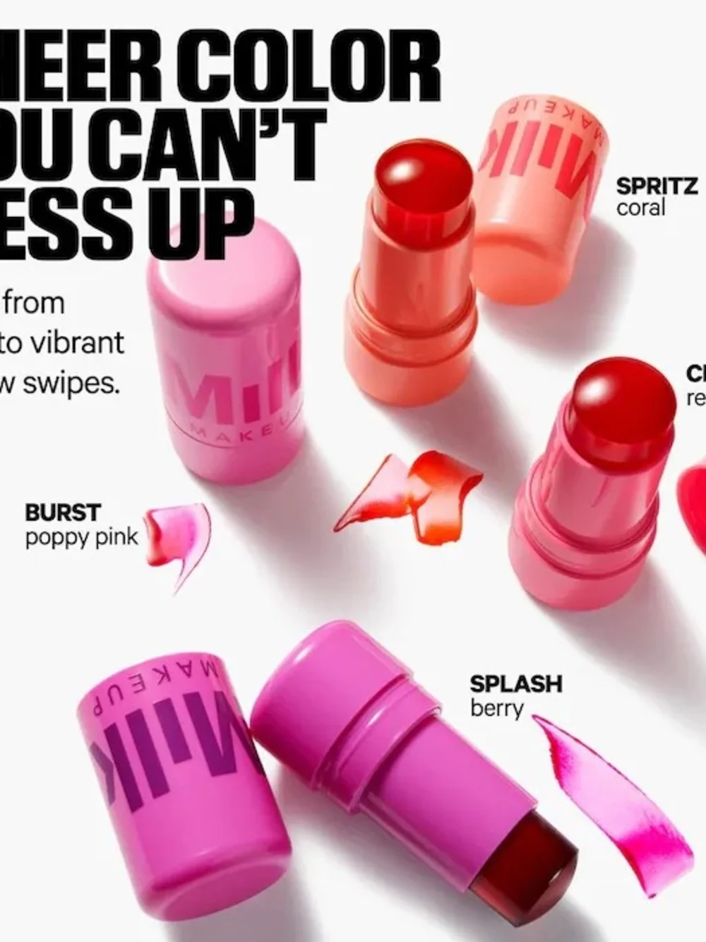 MILK MAKEUP  Cooling Water Jelly Tint Lip + Cheek Blush Stain